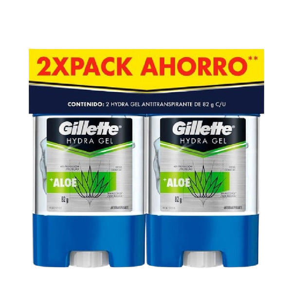 DESOD GILLETE 2U 164G ALOE VER GEL